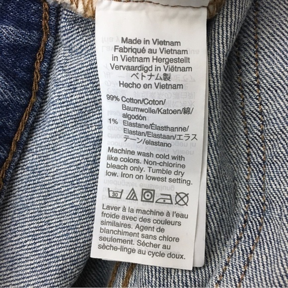 MADEWELL The Perfect Vintage Crop Jean High Waist Distressed Raw Hem Size 27 - Picture 10 of 12